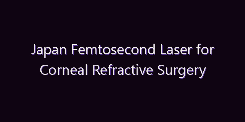 Japan Femtosecond Laser for Corneal Refractive Surgery Market: Size, Share, Scope & Forecast 2026–2034