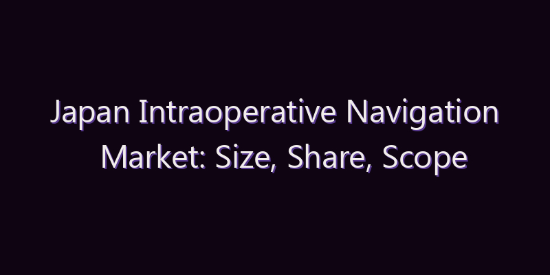 Japan Intraoperative Navigation Market: Size, Share, Scope & Forecast 2026–2034