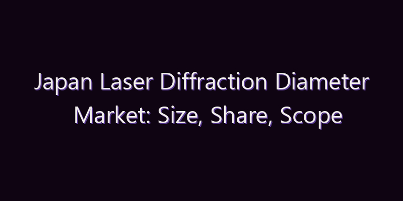 Japan Laser Diffraction Diameter Market: Size, Share, Scope & Forecast 2026–2034