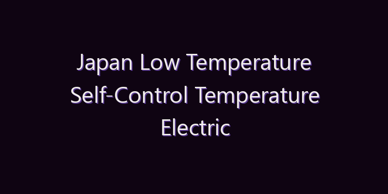 Japan Low Temperature Self-Control Temperature Electric Heating Cable Market: Size, Share, Scope & Forecast 2026–2034