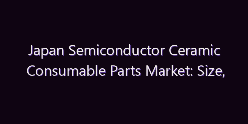 Japan Semiconductor Ceramic Consumable Parts Market: Size, Share, Scope & Forecast 2026–2034