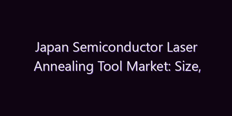 Japan Semiconductor Laser Annealing Tool Market: Size, Share, Scope & Forecast 2026–2034